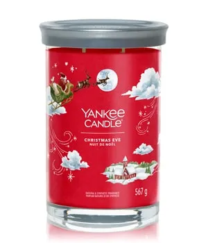 Yankee Candle Christmas Eve Signature Large Tumbler 567g 2-Docht - Kerzen mit traditionellem Weihnachtsduft, der an einen offenen Kamin erinnert und mit Pflaumen und kandierten Früchten verwöhnt.