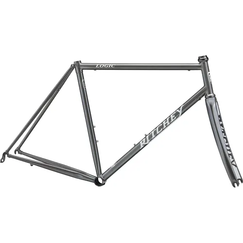 Ritchey Road Logic Rahmenkit 700C 53cm in Gun Metal Grey/White - Hochwertiges Rahmenkit für ambitionierte Radfahrer, ideal für individuelle Anpassungen und optimalen Fahrkomfort. Perfekt für den sportlichen Einsatz!