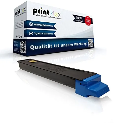 Print-Klex Tonerkartusche kompatibel für Kyocera FSC8020MFP und mehr - Kompatible Cyan-Tonerkartusche für Kyocera Drucker, ideal für ca. 6.000 Seiten. Hochwertige Eco Office Serie für müheloses Drucken. Passend für FS-C8020 MFP, FS-C8025 MFP, FS-C8520 MFP und FS-C8525 MFP.