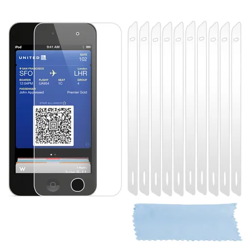 10x Schutzfolie für Apple iPod Touch 5 transparente Schutzfolien