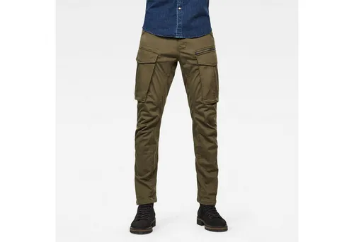 G-STAR RAW Herren Rovic Zip 3D Straight Tapered Pant - Wanderhosen mit normalem Bund und schmal zulaufendem Bein, ausgestattet mit praktischen Reißverschlüssen für mehr Flexibilität und Komfort beim Wandern.