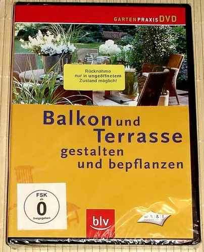 NEU, OVP - Balkon und Terrasse gestalten und bepflanzen - DVD