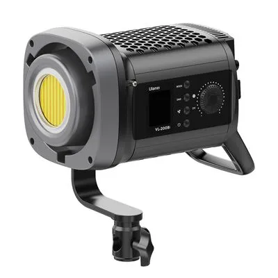Ulanzi LED-Lampe 200 W – WB (2700 K – 6500 K) - Vielseitige Videoleuchte mit 200 W Leistung, ideal für Vlogs und Live-Übertragungen. Stufenlose Farbtemperatur von 2700 K bis 6500 K, mobil durch zwei Stromversorgungsoptionen und Fernsteuerung bis 30 m.