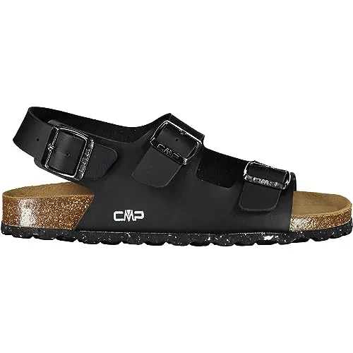 CMP ECO Keidha WMN Sandal nero (U901) 39 - Wanderschuhe für Damen, umweltfreundlich mit Kork-Zwischensohle für besten Komfort und aus 25% recyceltem TPU für nachhaltige Abenteuer.