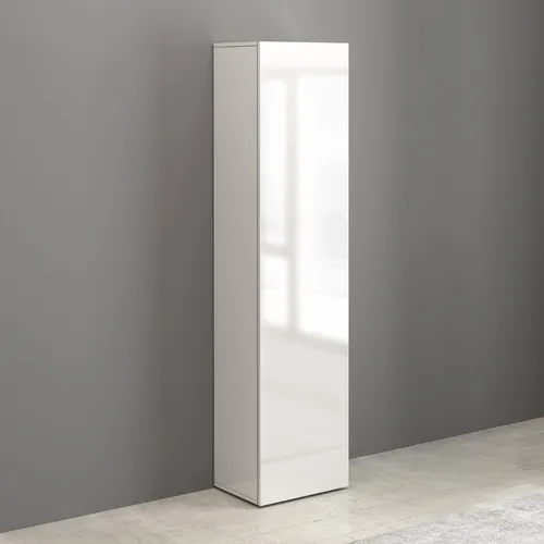 INOSIGN Mehrzweckschrank Egypt - Hochglanz & Stil - Mehrzweckschrank in Weiß Hochglanz, 1 Tür und 3 Einlegeböden, ideal für stilvolle und individuelle Einrichtung. Made in Italy, FSC®-zertifiziert für nachhaltige Waldwirtschaft.