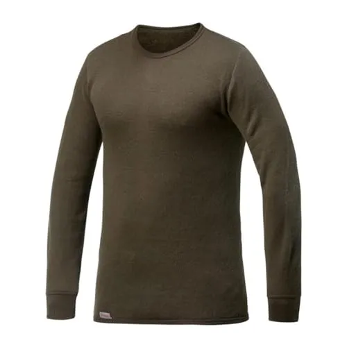 Woolpower Crewneck 200 - Funktionsunterwäsche, langärmliges Merino-Shirt mit hoher Wärmeisolation und Feuchtigkeitsregulierung – perfekt für Outdoor-Aktivitäten bei wechselhaftem Wetter.