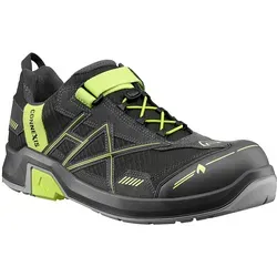 CONNEXIS Safety T S1 Sicherheitshalbschuh - grau/grün, Größe 42 - Arbeits- & Schutzkleidung mit atmungsaktivem Innenfutter und innovativem CONNEXIS® System für ermüdungsfreies Arbeiten. Hohe Rutschfestigkeit und ultraleichte Nano-Carbon Schutzkappe für optimalen Schutz.