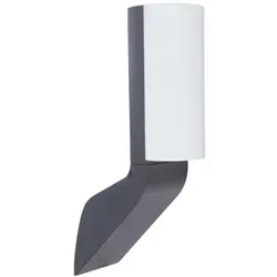Lutec LED Außenwandleuchte Bati anthrazit IP44 - Weiß