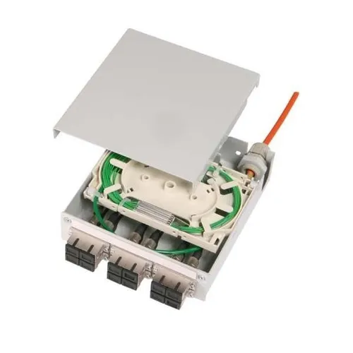 Telegärtner TS-Verteiler 6xE2000/APC 100022820 - Hochwertiger TS-Verteiler für die effiziente Verbindung von LWL-Netzen. Mit 6 E2000/APC Anschlüssen, kompakten Maßen und geprüfter Qualität für zuverlässige Netzwerklösungen.
