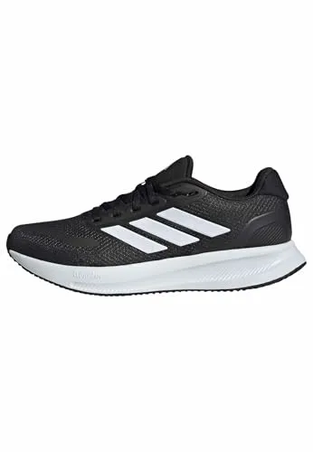 adidas Herren Runfalcon 5 Running Shoes - Bequeme Laufschuhe in Core Black/Cloud White - Laufschuhe mit regulärer Passform und atmungsaktivem Mesh-Obermaterial, ideal für Training und Freizeit.
