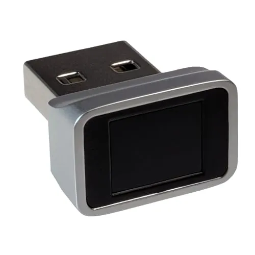 FeinTech FPS00200 USB Fingerprint Sensor für Windows Hello - Sichere Anmeldung ohne Passwort: Der FPS00200 Fingerprint Sensor ermöglicht eine schnelle 360° Fingerabdruckerkennung für Windows 10 & 11. Einfach anstecken und loslegen – für bis zu 5 Finger!