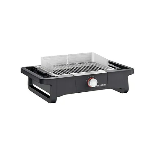 Severin STYLE EVO Grill PG 8123 - 2500 Watt Elektro-Tischgrill - Grills: Tragbarer Elektrogrill mit mehr als 250 °C Maximaltemperatur für perfektes Grillvergnügen, ideal für Balkon oder Terrasse.