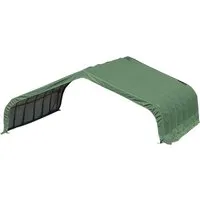 ShelterLogic Run-In-Shed Weidezelt 680 cm x 730 cm - Vielseitig einsetzbar für Tiere und Lagerung, UV-beständig und wasserdicht mit robustem Stahlgestell