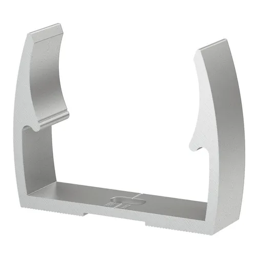 OBO Bettermann Quick-Schelle ALQ M50 - Robuste Rohrschelle aus Aluminium für Rohrdurchmesser 50 mm, UV-beständig und ideal für sichere Befestigungen in Elektroinstallationen.