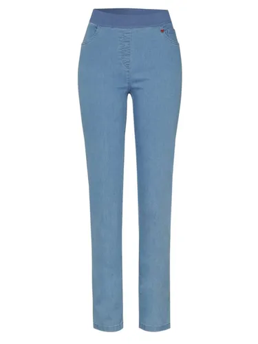 Relaxed by Toni Damen Schlupfhose »My Darling« mit breitem Jersey-Bund - Damen-Hosen mit breitem Gummibund in Rippenstruktur, hoher Leibhöhe und elastischem, weichem Power Stretch für maximalen Komfort.