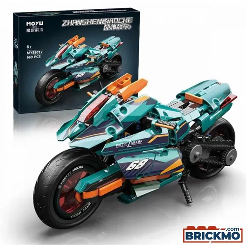 MoYu Cyber Motorrad MY88017 - Kreatives Baukastenset - Das MoYu Cyber Motorrad MY88017 begeistert mit innovativem Design und hochwertigen Bauteilen. Ideal für kreative Bauprojekte und stundenlangen Spielspaß.