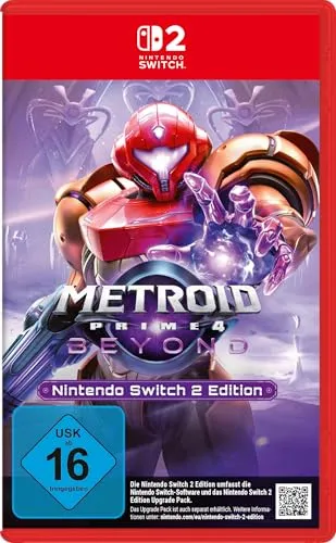 Metroid Prime 4: Beyond - Nintendo Switch 2 Vorbestellung - Action & Abenteuer Spiel für Nintendo Switch 2, USK ab 16 Jahren. Erlebe das aufregende Abenteuer in der Metroid-Serie mit einer Software-Schlüssel-Karte.