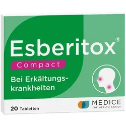 Esberitox Compact 20 ST - Pflanzliches Arzneimittel zur unterstützenden Therapie bei Erkältungskrankheiten, ideal für Erwachsene und Jugendliche ab 12 Jahren.