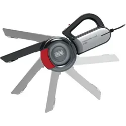 BLACK+DECKER Dustbuster Pivot PV1200AV - 12V Handsauger für Autosteckdose, hygienische Reinigung und flexibles Saugzubehör für schwer zugängliche Stellen
