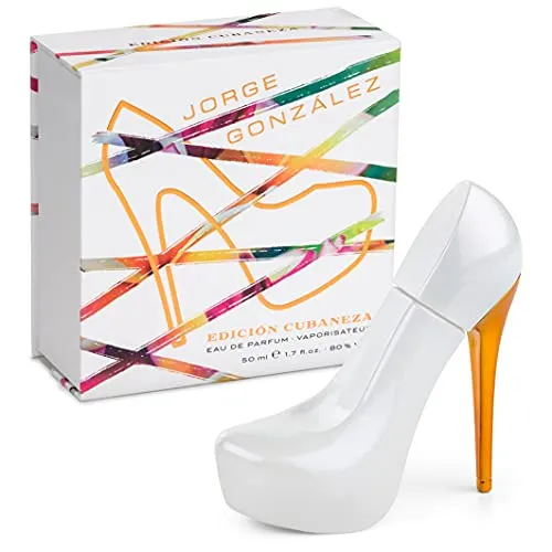 JORGE GONZÁLEZ Eau de Parfum EDICIÓN CUBANEZA 50ml - Eau de Parfum für Frauen, betörende Duftkomposition mit floralen und exotischen Noten, inspiriert von der Vielfalt Kubas und stilvoll im High Heel-Design.
