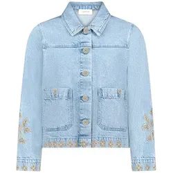 Cartoon Damen Jeansjacke mit Stickerei – Modern und Bequem - Stylische Jeansjacke in Hellblau mit trendiger Stickerei. Ideal für den modernen Look und vielseitig kombinierbar. Perfekt für jeden Anlass!