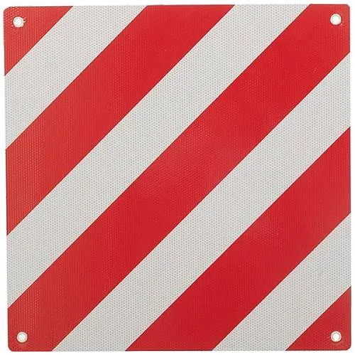 HP Autozubehör 25134 Warntafel - Sonstige, UV-Lichtbeständig und reflektierend, ideal zur Kennzeichnung von überhängenden Lasten wie Fahrradträgern.