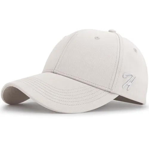 HASAGEI Baseball Cap Herren Damen 100% Baumwolle Basecap Verstellbar Baseball Kappe Reine Farbe Baseboard Baseballkappe für Tennis Golf Reisen Geschenkidee