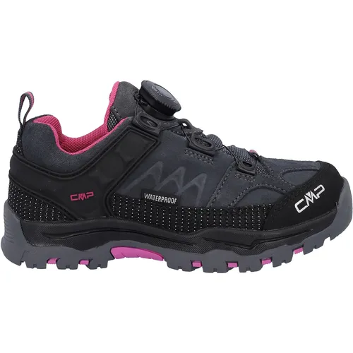 CMP Kids Kiruna Low Fitgo Trekking Shoes WP - Robuste Wanderschuhe für Kinder - Wanderschuhe mit wasserfester CLIMAPROTECT-Membran und FitGo L7-2 Schließsystem für einfaches An- und Ausziehen, ideal für kleine Abenteurer und anspruchsvolle Trekkingtouren.