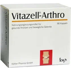 Vitazell Arthro 90 ST - Gelenkgesundheit - Nahrungsergänzungsmittel mit Glucosamin und Chondroitin, unterstützt die Gelenkfunktion und enthält wichtige Vitamine und Mineralien für Ihre Gesundheit.