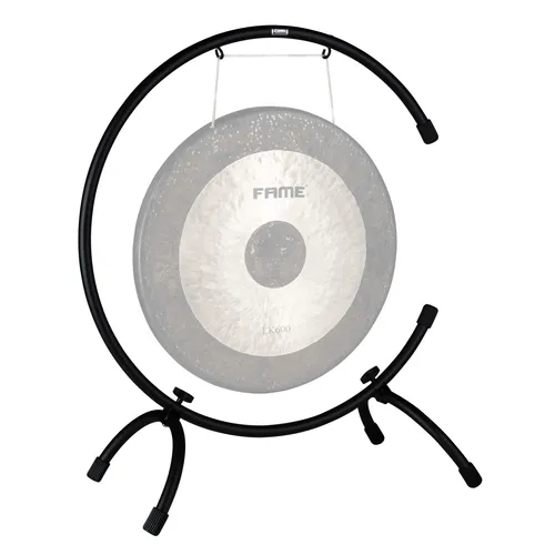 Fame Gong Ständer Round Design - Hochwertige Percussion Hardware - Gong Ständer aus sorgfältig verarbeiteten Materialien, ideal für Musiker, die Wert auf Qualität und Langlebigkeit legen.