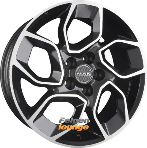 ALUFELGE MAK EXPRESS für OPEL MOVANO-C 6.5X16 - Hochwertige 16 Zoll Felge in GLOSS BLACK für OPEL MOVANO-C, bietet eine perfekte Kombination aus Stil und Funktionalität.