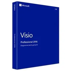 Microsoft Visio Professional 2016, ESD, Download, Deutsch, Vollversion