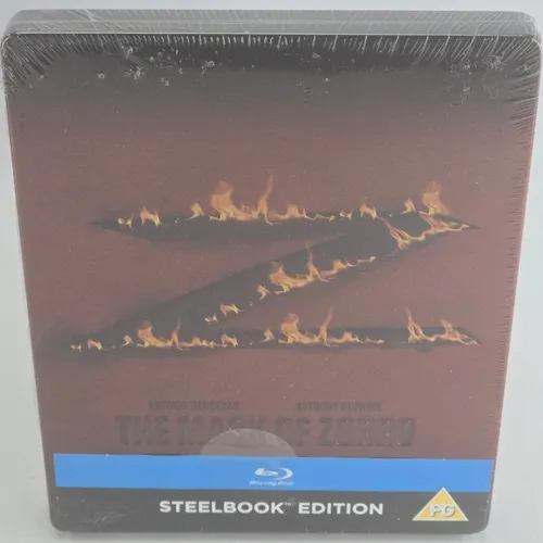 The Mask Of Zorro Steelbook Débossé Blu-Ray Zavvi Banderas, Anthony Hopkins Frei