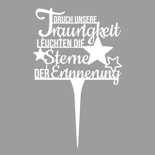 Illumino Grabstecker mit Trauerspruch - Wetterfeste Grabdekoration aus hochwertigem Stahl, elegantes Design mit Trauerspruch für eine liebevolle Erinnerung an deinen Hund.