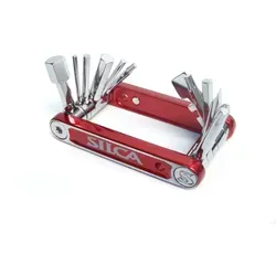 SILCA Italian Army Knife Tredici Multitool - Vielseitiges Multitool für Radfahrer - Multitools für Radfahrer, mit 13 Funktionen für alle Reparaturen unterwegs und robustes Design für lange Haltbarkeit.