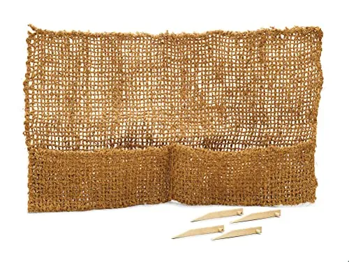 Oase 89622 Böschungstasche Kokos, Braun, 100 x 60 cm - Pflanztasche für Wasserpflanzen, Bepflanzung von Teich, für einen stabilen Halt im Gartenteich