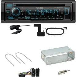 Kenwood KDC-BT960DAB Bluetooth Digitalradio CD Einbauset für Peugeot 206 - Autoradio mit Bluetooth und DAB für Peugeot 206/206 CC, inklusive aller benötigten Einbauteile. Genießen Sie erstklassigen Klang und einfache Bedienung mit 13-Band Equalizer und DAB+ Empfang.