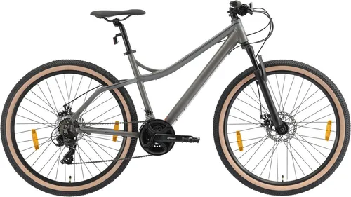 Mountainbike BIKESTAR Gr. 43, grün - Fahrrad mit 21-Gang Shimano Kettenschaltung, ideal für Damen und Herren von 160-188 cm Körpergröße, stabiler Aluminiumrahmen für Sicherheit und Fahrvergnügen in der Natur.