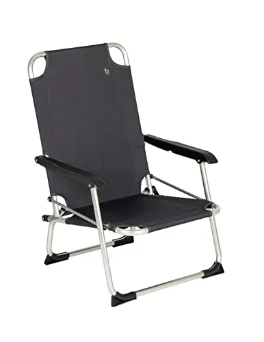 Bo-Camp Copa Rio Klappstuhl - Leichter Campingstuhl für Garten und Strand - Klappstuhl aus Aluminium, ideal für Camping und Garten, belastbar bis 100 kg und mit stabilen Stabilisatoren für hohen Komfort.