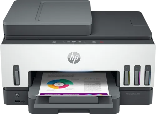 HP Smart Tank 790 All-in-One Drucker - All-in-One Drucker für Zuhause und kleine Büros, bietet kabelloses Drucken, automatische Duplex-Funktion und ein innovatives Tintennachfüllsystem für kostengünstigen Druck.