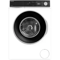 Sharp ES-NFA814BW1NA-DE Waschmaschine - Frontlader A, 8 kg, 1400 U/min, leiser Inverter Motor mit 15 Programmen und 12 min Kurzprogramm
