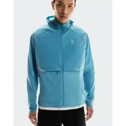 ON Herren Core Jacket 1 M Niagara - Laufjacke für Männer - Laufbekleidung mit spiraliger Konstruktion für optimale Bewegungsfreiheit. Extrem leicht, atmungsaktiv und in der Vordertasche verstaubar – ideal für jedes Wetter!