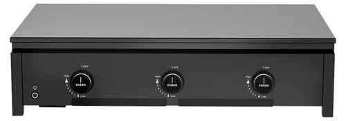 Gas-Grill Combo 900 Grill und Plancha – Vielseitiger Grill mit hoher Temperatur - Außengrill mit 7.5 kW Leistung, ideal für gesellige Grillabende. Mit Gusseisen- und Edelstahlflächen für optimale Hitzeverteilung und eine große Grillfläche.