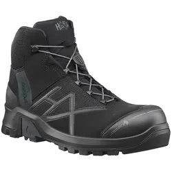 CONNEXIS Safety+ GTX Mid - Wasserdichte Sicherheitsstiefel in Schwarz, Größe UK 8.5 / EU 43 - Arbeits- & Schutzkleidung mit GORE-TEX® Innenfutter für Atmungsaktivität und extrem rutschfester Sohle für optimalen Halt auf glatten Oberflächen.