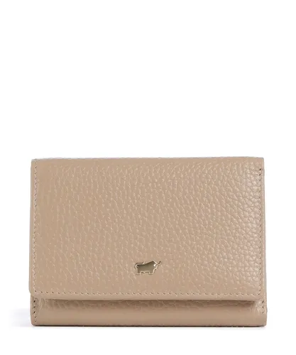 Braun Büffel Asti Geldbörse - Damen | hellbraun 50416-660-053 - Elegante Geldbörse aus genarbtem Rindsleder in caramel, ideal für stilvolle Aufbewahrung von Karten und Bargeld.