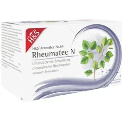 H&s Rheumatee N Filterbeutel - Wohltuender Kräutertee - Tees, entspannender Kräutertee mit wohltuenden Eigenschaften zur Unterstützung von Gelenken und für das allgemeine Wohlbefinden.