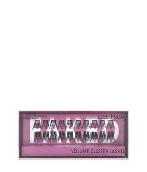 CATRICE Faked Volume Cluster Lashes - 20 Stk Black - Künstliche Wimpern für einen Wow-Auftritt! Ultraleicht und wiederverwendbar, bieten sie einen individuellen Wimpernlook mit einfacher Anwendung dank integriertem Wimpernkleber.