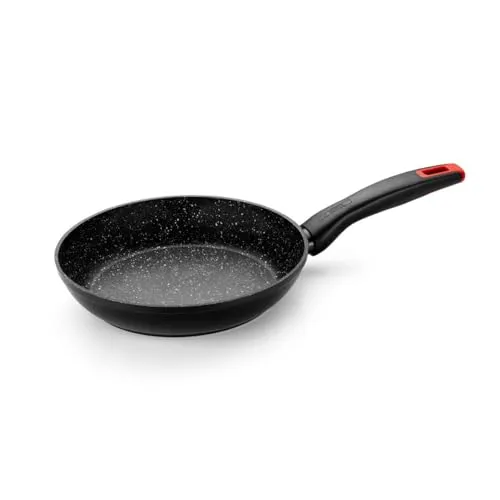Monix M810028 Titan Rock Pfanne 28 cm - Hochwertige 28 cm Bratpfanne aus Titan mit exzellenter Wärmeleitung für gleichmäßiges Braten. Ideal für die tägliche Küche und leichte Reinigung.