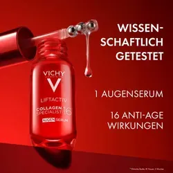 Vichy LiftActiv Collagen Specialist Augenserum 15 ml - Effektives Augenserum zur Unterstützung der Hautpflege. Verbessert sichtbar die Zeichen der Hautalterung und ist für alle Hauttypen geeignet.
