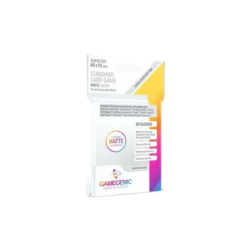 GGS10063 - MATTE Standard Hüllen 66 x 91 mm - Transparent (50 Hüllen)
